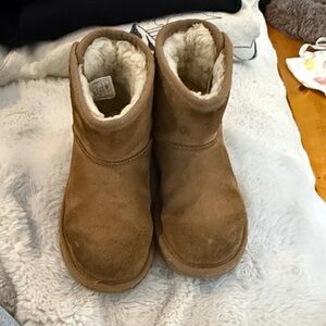 UGG Chestnut Suede Boots with Plush Lining